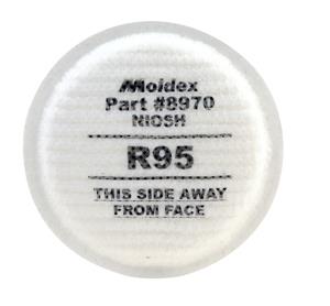 MOLDEX R95 PARTICULATE FILTER DISK 10/BG - Moldex Cartridges and Filters